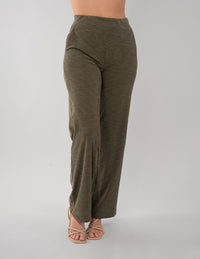 Pantalón de vestir verde olivo (Conjunto)