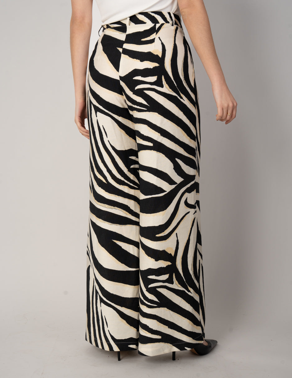 Pantalón de vestir con diseño de cebra (Conjunto)