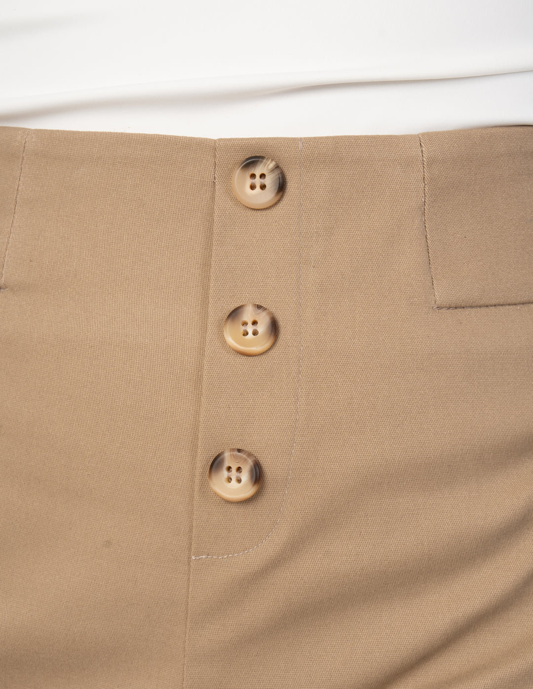 Short de vestir café